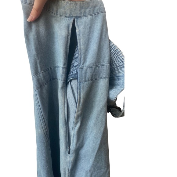 American Eagle Blue Jean Dress Button down - Picture 5 of 6